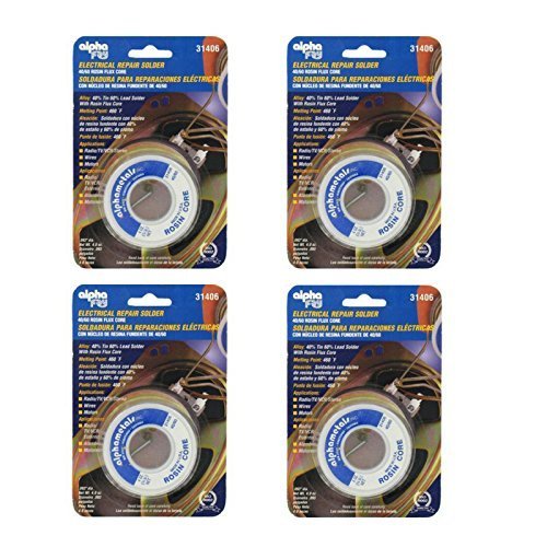 60/40 Solder Alpha Fry AM62964 Cookson Elect Lead-Free Rosin Core